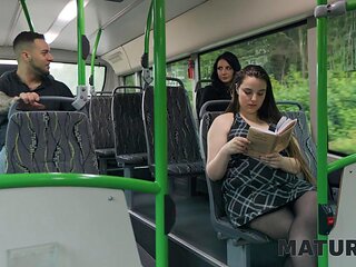 MATURE4K. Hot and leaking sex in the bus ft. Vitoria Vonteese  Jack 23: Blowjob, Doggy  Cowgirl Porn