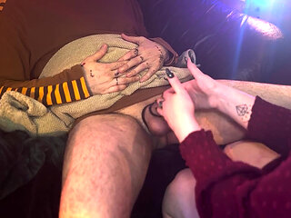 Erotic Handjob From Stepmom