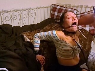 Muscled MILF Deep Throats a Big Cock