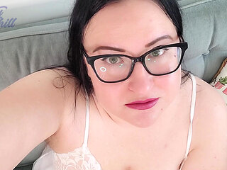 Angry BBW Swallows Tiny Peeper Whole