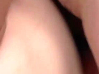 BBW is pleasing hard dong with her huge boobs