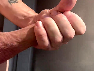 Close-up Cock Xiscoxx Releasing Milk