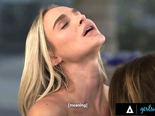 Girlsway - straight besties Adria Rae & Emma Hix turn scrapbooking into sultry tribbing