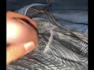 Stroking my dick