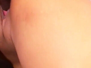 Black with huge cock fucks his latina wife after giving her a present