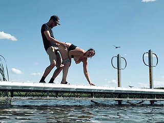 Sex on Lake for Anyone to See!