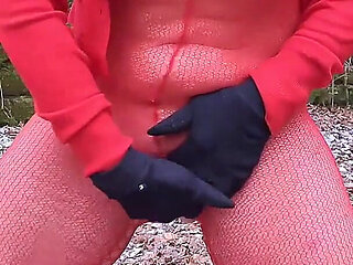 Red Bodystocking