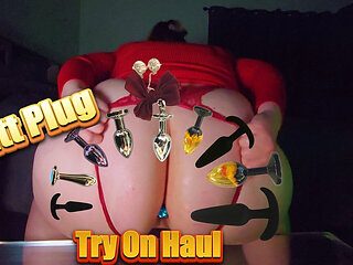 Butt Plug Try-on Haul: Including My Largest Ever Striptease Cum Show
