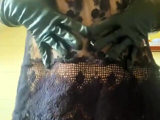 Sexy MILF Doing Little Striptease