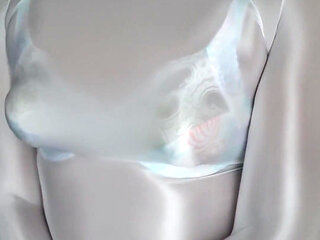 White Seethrough Top and Vintage Pointy Bra