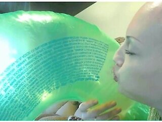 Inflate The Rubber Ring To Ride On It