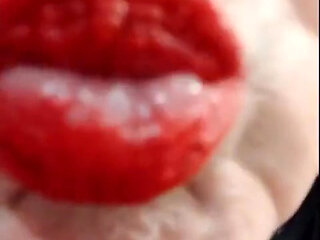 Red Lipstick with Mouth Tour