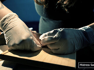 First Time Ball Nailing and Needles Through Gland