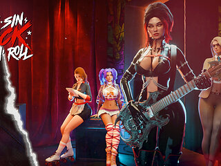 Sex, Sin & Rock'n'roll Gameplay Part 1 - Van Crash, Motel Stop & a Strange New Beginning