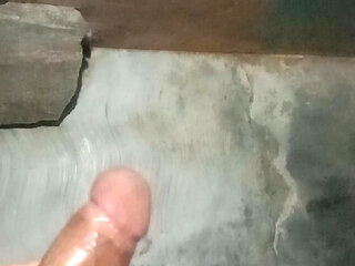 Playing with my big desi cock