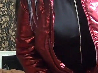 Blowjob in My Tight Jumpsuit & Shiny Downjacket He Came All Over Me 230- Preview