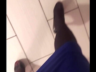 Black high heels
