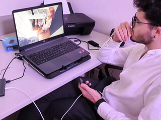 A Policeman Catches Me Trying to Steal in the Store, Searched and Fucked in the Office (amateur Ita)