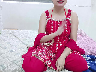 Desi in Red Dirty Talking