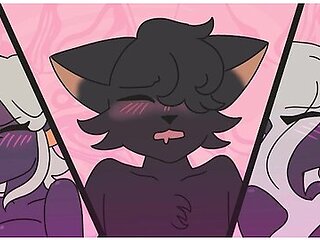 Car Toon In Halloween Threesome (furry Hentai Animation)