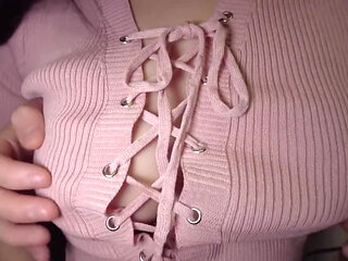 Secret Squeeze Bliss with a Shy J Cup Tease Hiding Her Massive Curves for a Sneaky Finish Phase.3