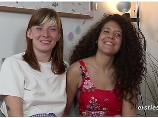 Amateur Lesbian Couple Engage In Hot Lesbian Sex With Dildos