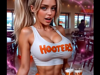 3D AI HQ Blonde Hooters Big tits Firm tits Breast Expansion POV wSound added