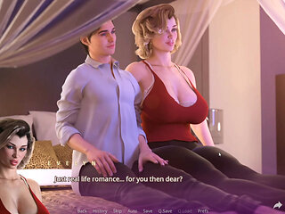 Stepmom Showing Her Boobs Cleavage And She Gets Massage