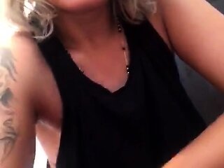 Amateur blondie solo anal masturbation