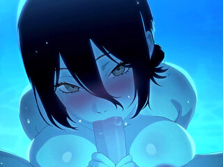 Bomb Girl Reze Teaches How to Swim.