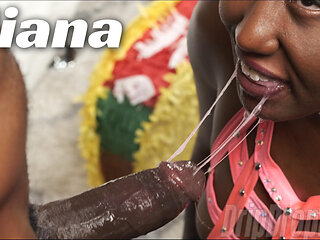 DRIPDROP Sub slut Giana drains his cock with her mouth