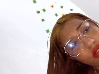 POV Redhead Latina Teen Sucking and Getting Fucked