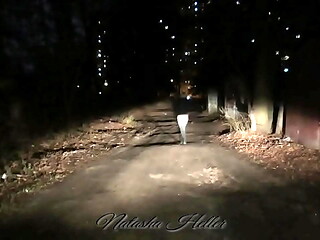 Autumn naked walk.