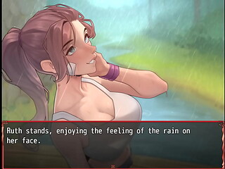 HAREM In Another World [ HENTAI Game ] Ep.34 his BEST FRIEND is getting all wet under the outdoor rain !
