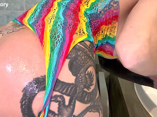 Cris Bathory Having Fun with Anal Chanting