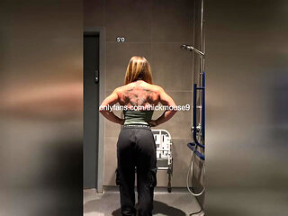 Muscle Girl Gangbang: 18yo's Gym Pussy Pounded by Jocks