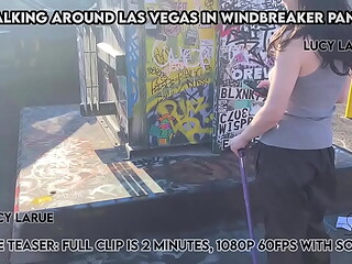 Walking Around Las Vegas in Windbreaker Pants