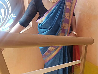 Cheating Housewife Hot Stairs Romance with Pushpa Valli