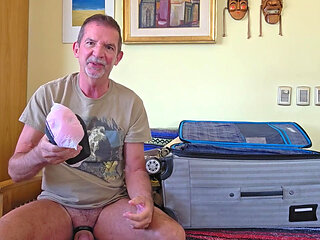 Pervy PapiFachero Show and Tell with his new sex toy collection!