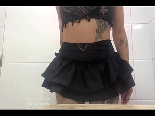 POV u meet me at the bathroom