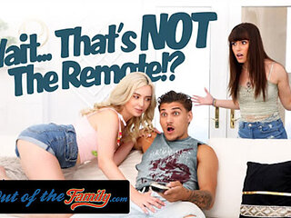 OUT OF THE FAMILY - Lexi Lore & Chanel Camryn Have Mouths Full Of Cum After Sex With Lexi's Stepbro