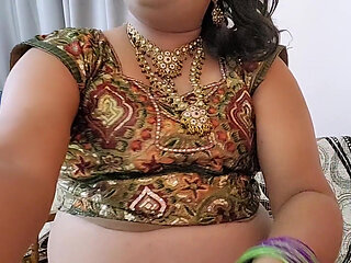 Beautiful Woman in a Saree