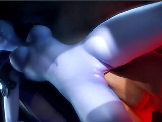 Bald Pussy Widowmaker Gets Her Cunt Fucked, Tight Ass Juno Gets Anal Creampied