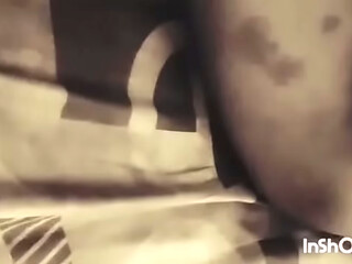 Solo Masturbation: Black bitch having a good time