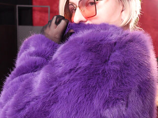 Hot Fur Coat Collection - Part 2. Fetish MILF Arya Grander