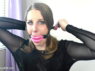 Cassie's BDSM Gag Try on and Talk