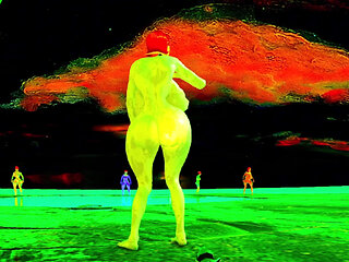 Realistic 3D - Striptease - RTX 60 FPS - Physics - White Robot Sex Doll - Big Ass & Tits