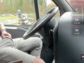 Late Night Truck Fun - Outdoor Rest Area Connection