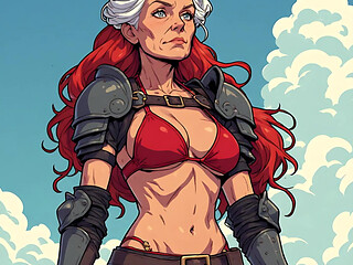 Anime Style Sexy Warrior MILFs