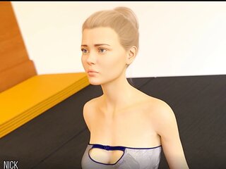 Misskitty2k explores camel toe at the University of Problems